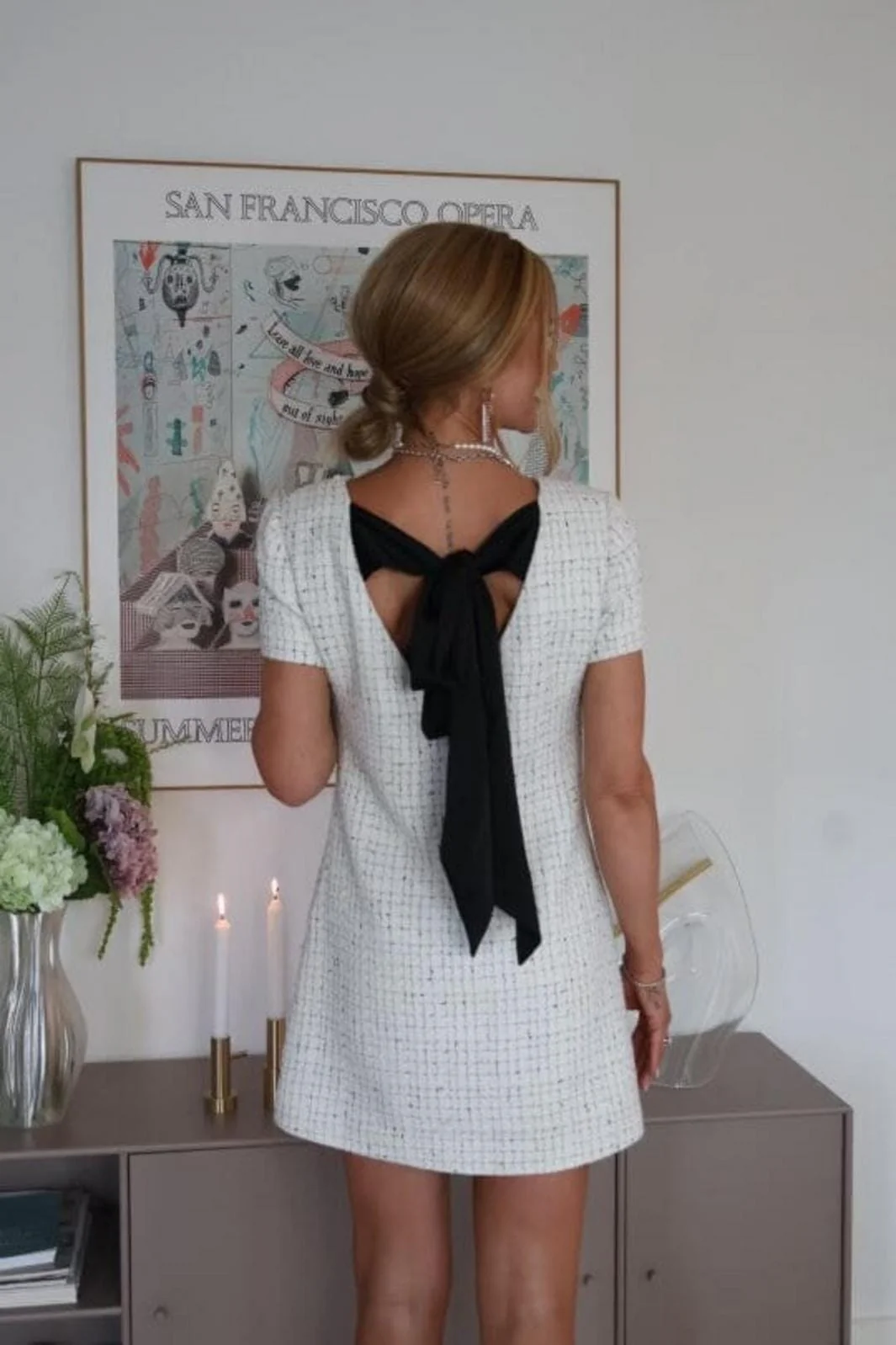 Valentin Studio Darling Bow ss dress