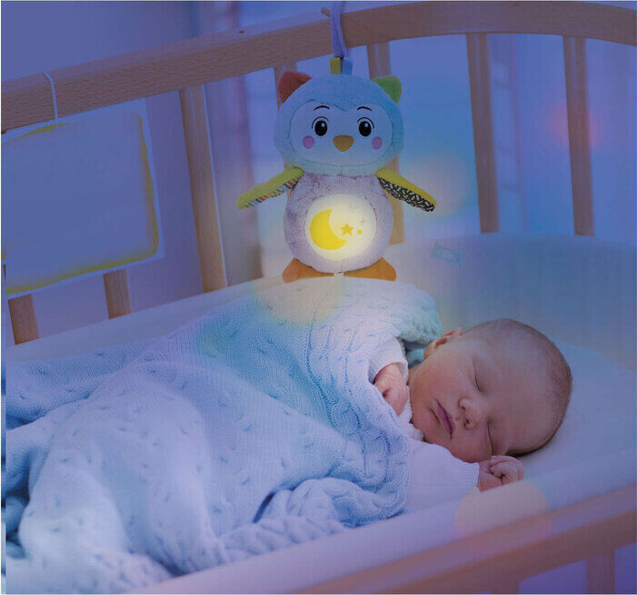 Ugle Sovebamse Med Lyd Og Natlys - Clementoni Baby