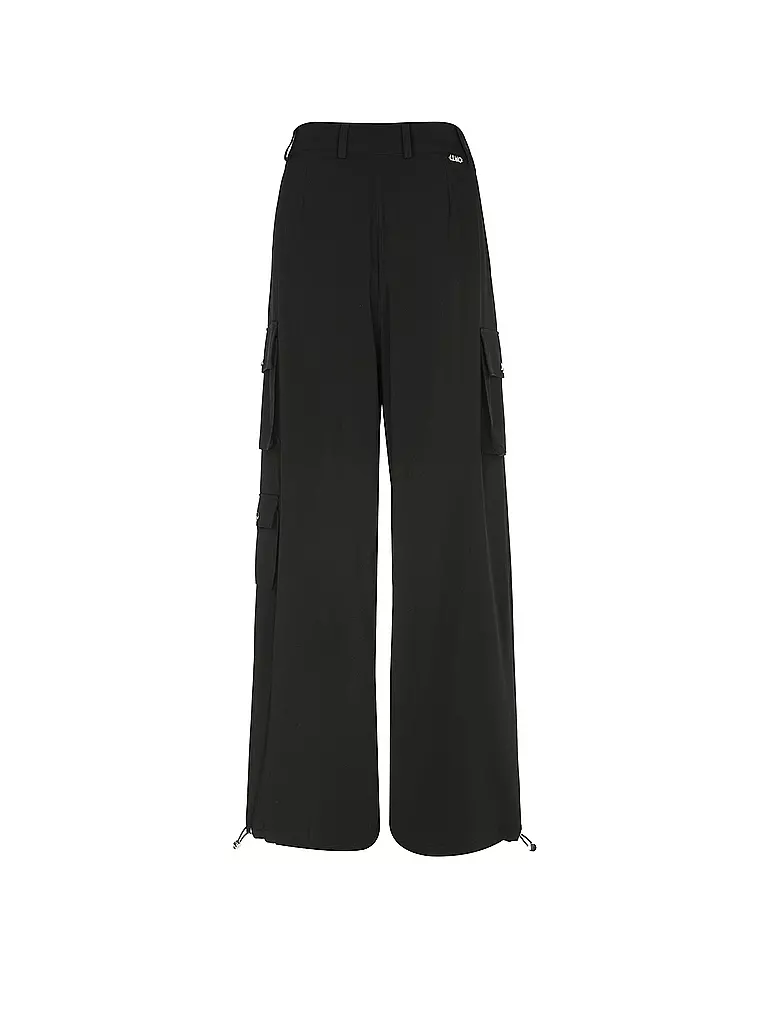 LIU JO Cargohose NAVETTA  schwarz