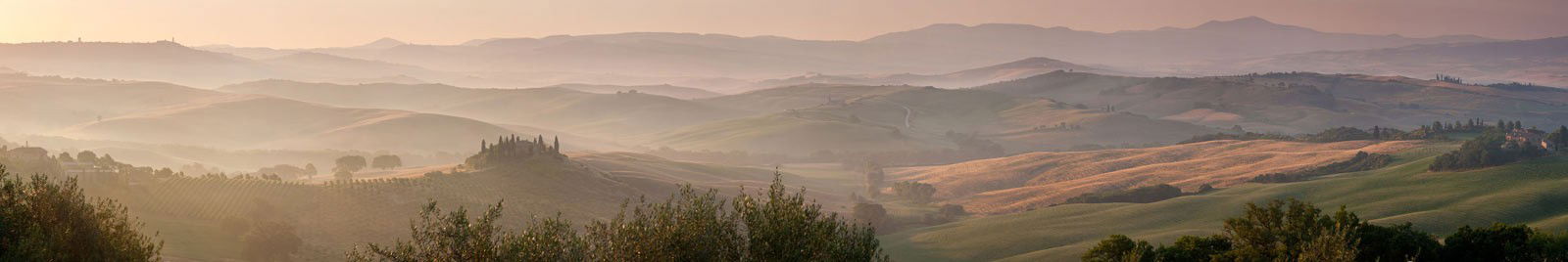 Pienza Ochre by Peter Adams - Limited Edition. Edition of: 100. Signed.