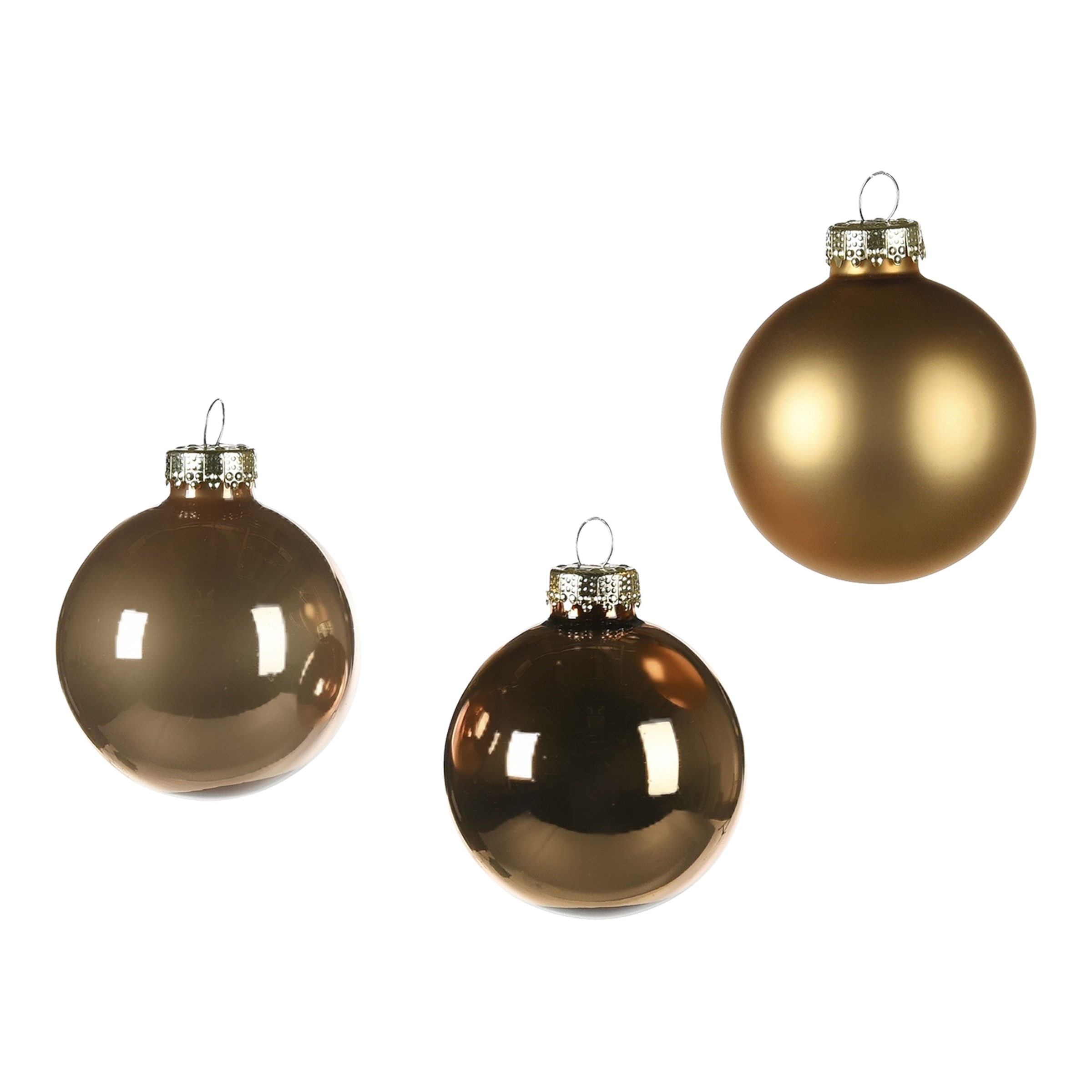 gold, ⌀ 6 cm, 12-teilig