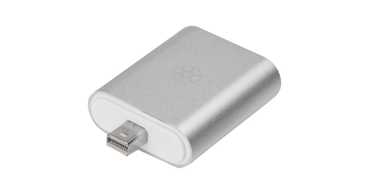 SilverStoneEP11S USB hub adapter  (Aluminium/wit)
