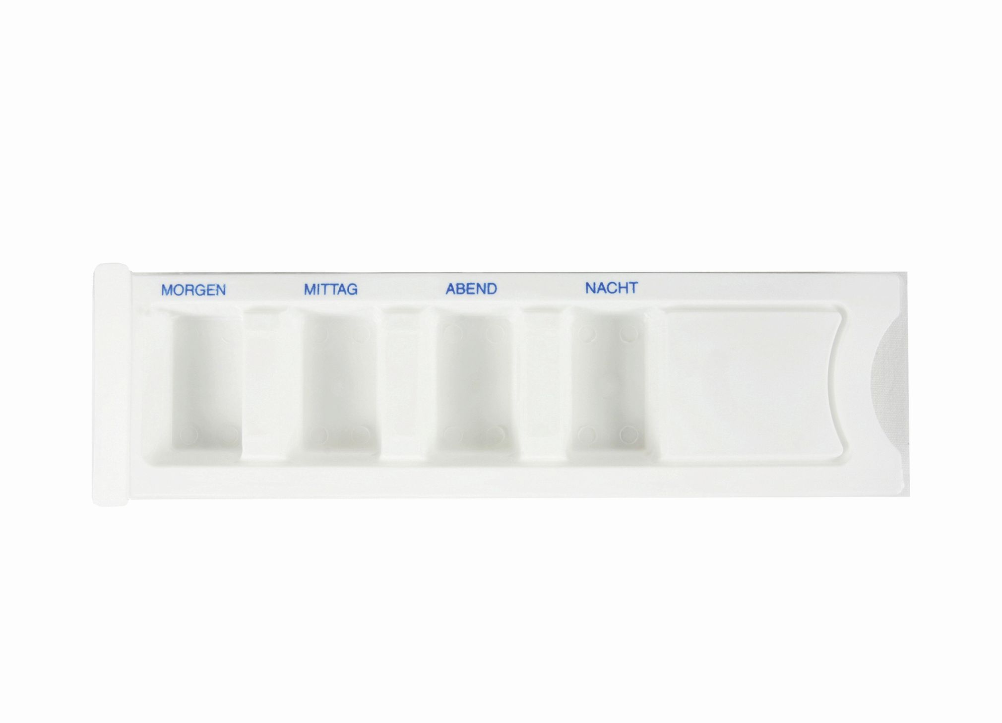 Meditrade Medikamentendispenser 4 Fach Weiß