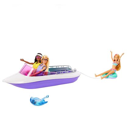 Barbie Puppenset - Barbie Boot m. Puppe - 46 cm.