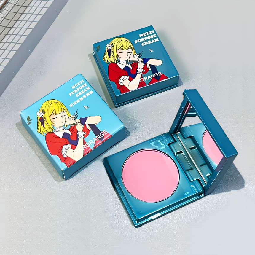 HERORANGE - Multifunctionele lip- en wangblushcrème - 4 kleuren