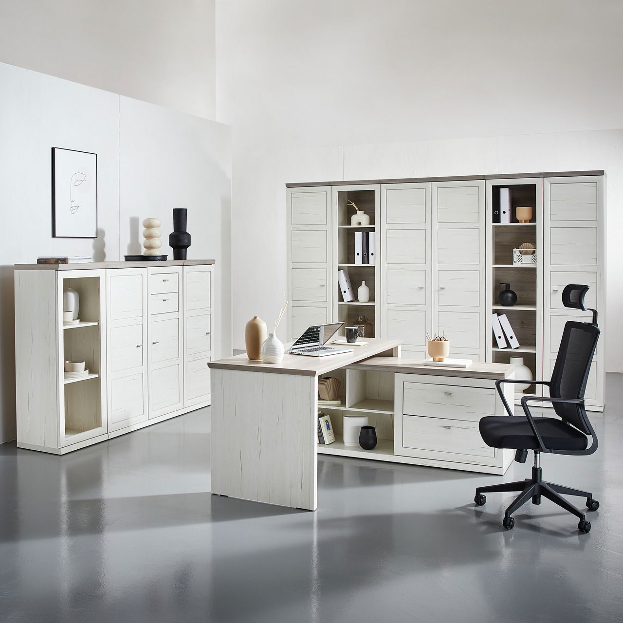 Hom´in Aktenkommode 3OH breit CAMRON
