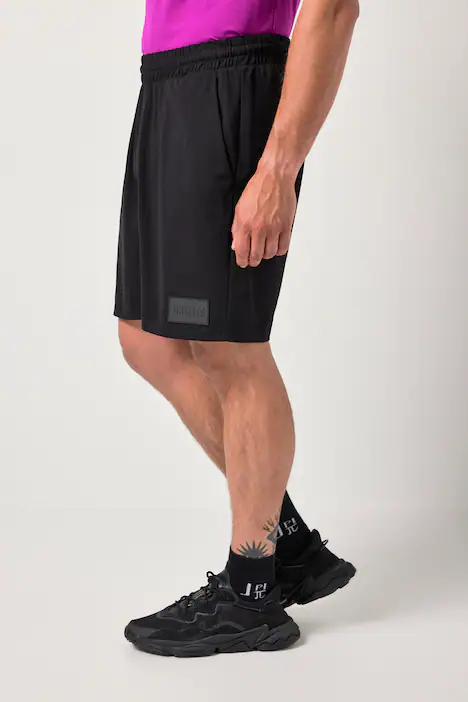JAY-PI Funktions-Bermuda FLEXNAMIC®, Fitness, bis 7 XL, schwarz | Ulla Popken