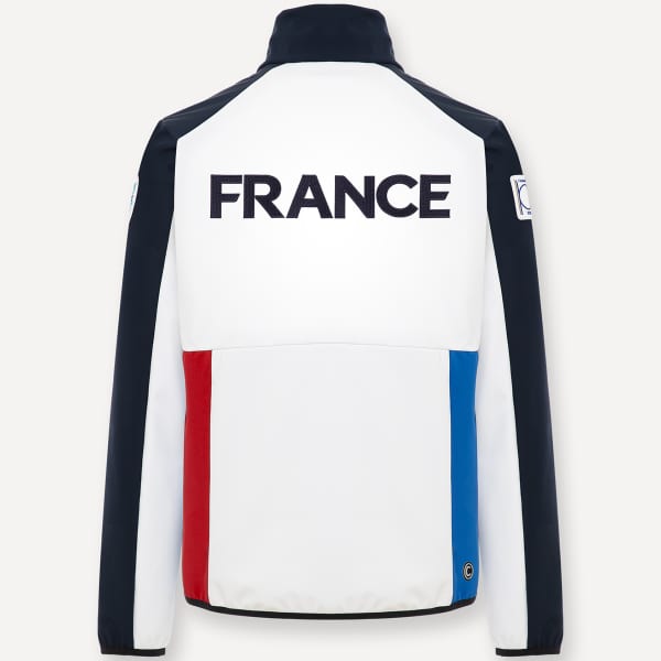 Veste softshell COLMAR M SHELL JACKET REPLICA WHITE/BLUE BLACK/ABYSS