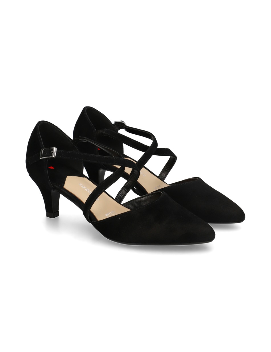 Veloursleder Pumps