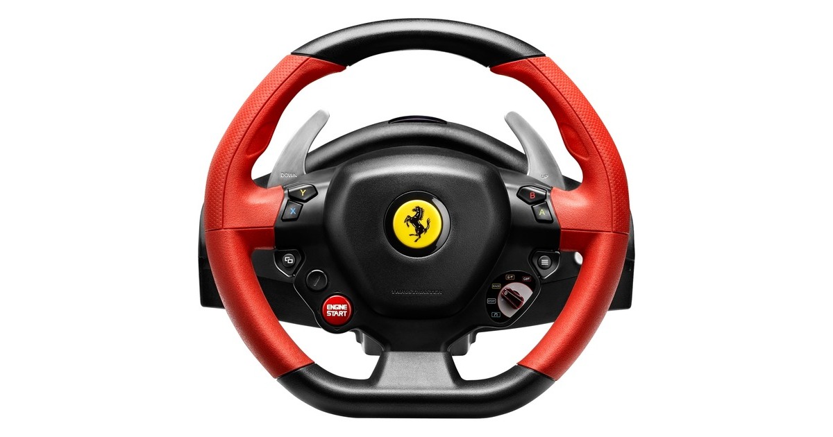 ThrustmasterFerrari 458 Spider Racing Wheel stuur  (Zwart/rood, Xbox Series X|S, Xbox One)