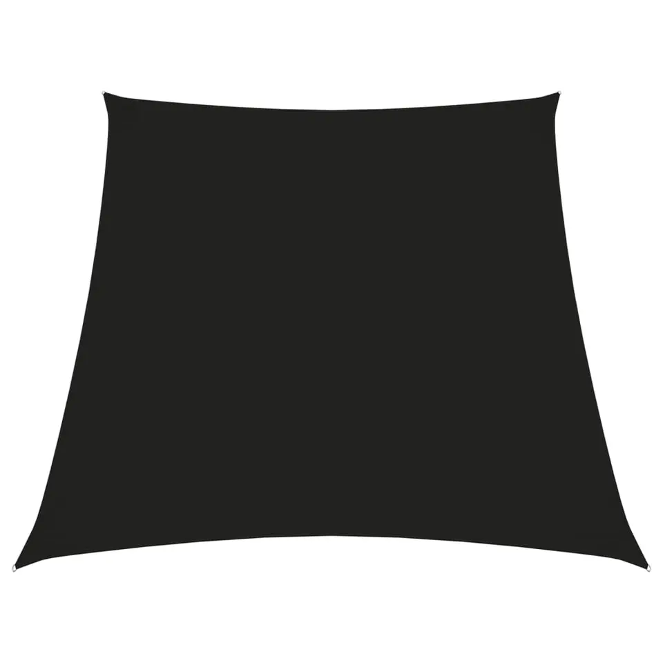 vidaXL - Zonnezeil - Zwart - 3/4 x 3 m