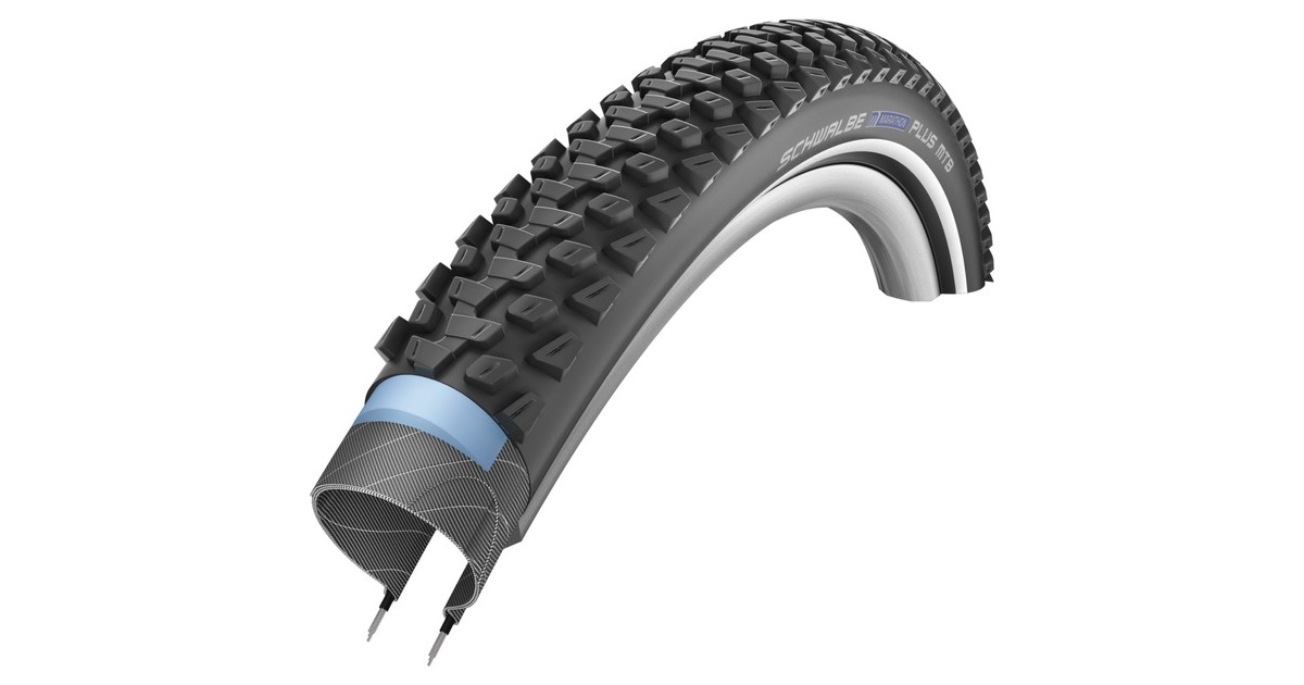 SchwalbeMarathon PLUS MTB banden  (Zwart, ETRTO 57-584)