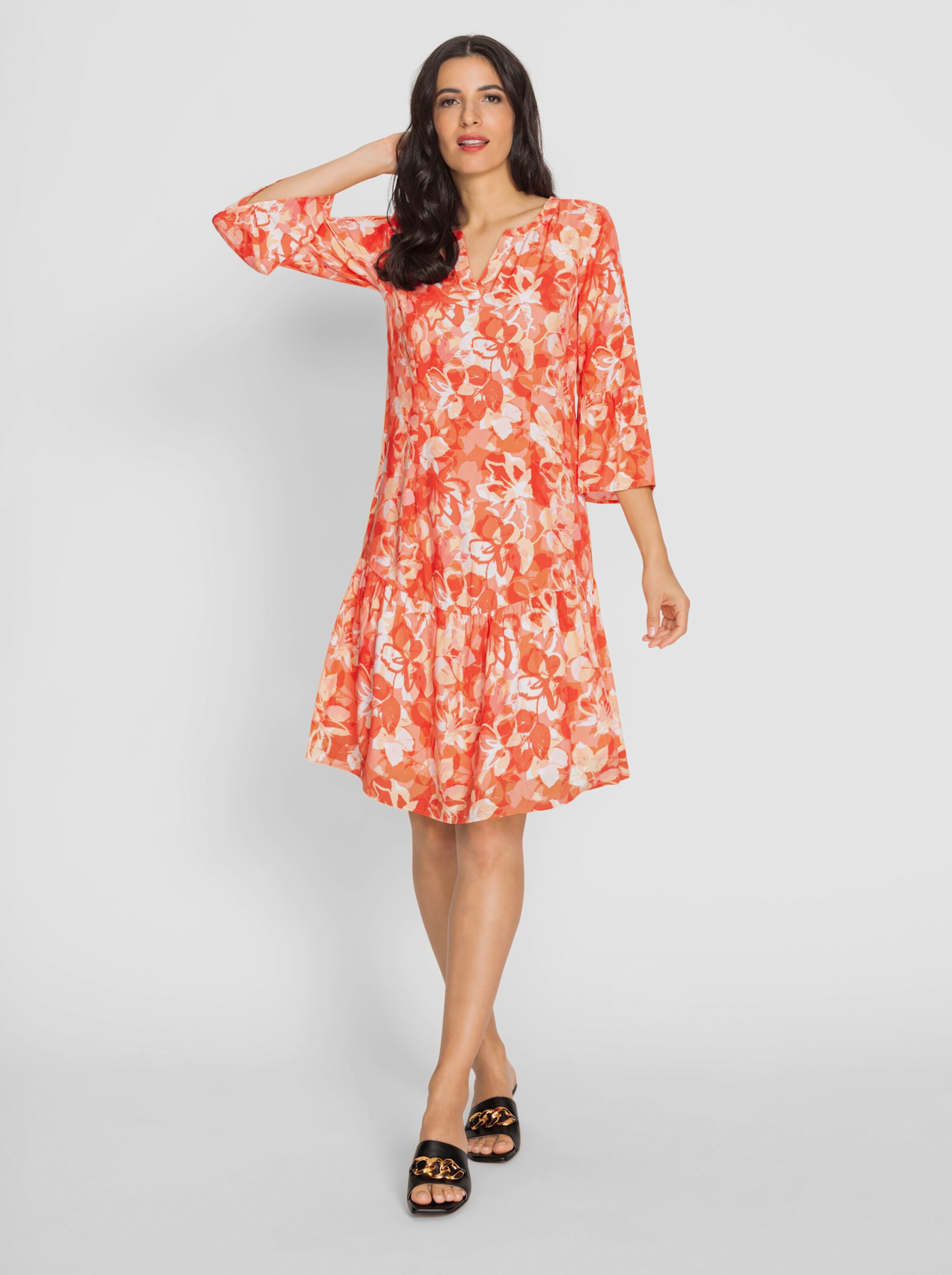 Druck-Kleid
