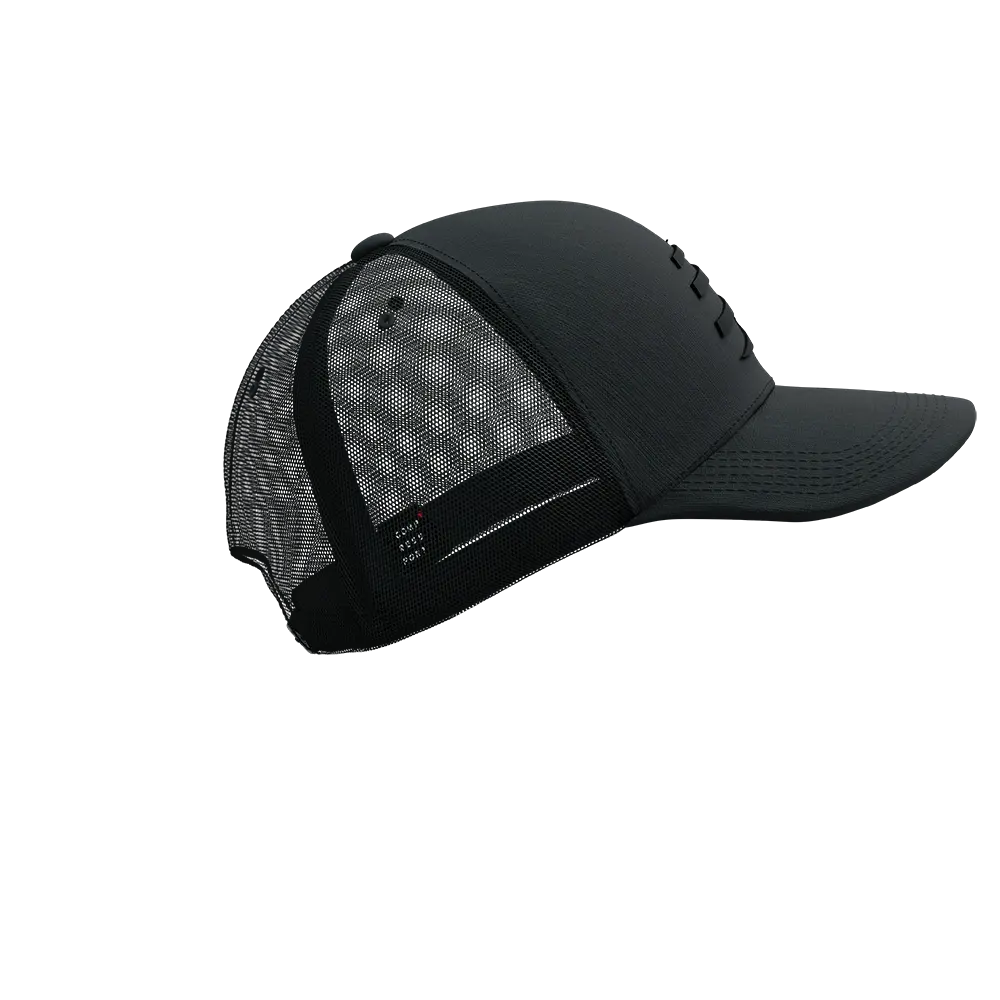 Compressport Trucker Cap Zwart/Zwart Reflective