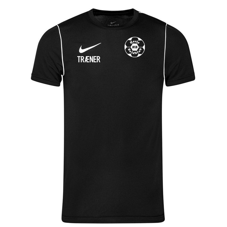Hasle BK Træner T-Shirt - Noir/Blanc