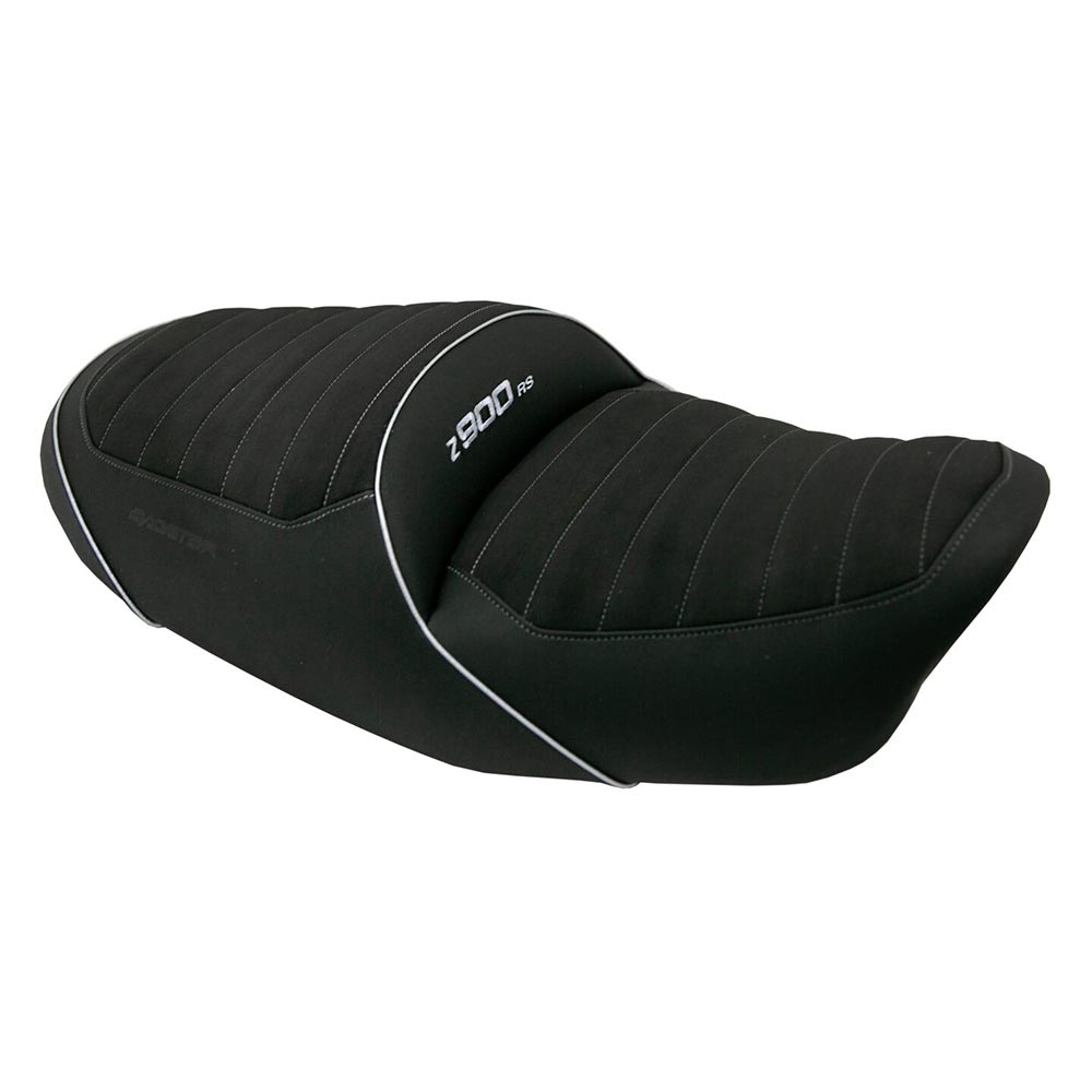Bagster - Selle Ready Luxe Yamaha Z900 RS avec dosseret (2018-2020) Noir / Blanc