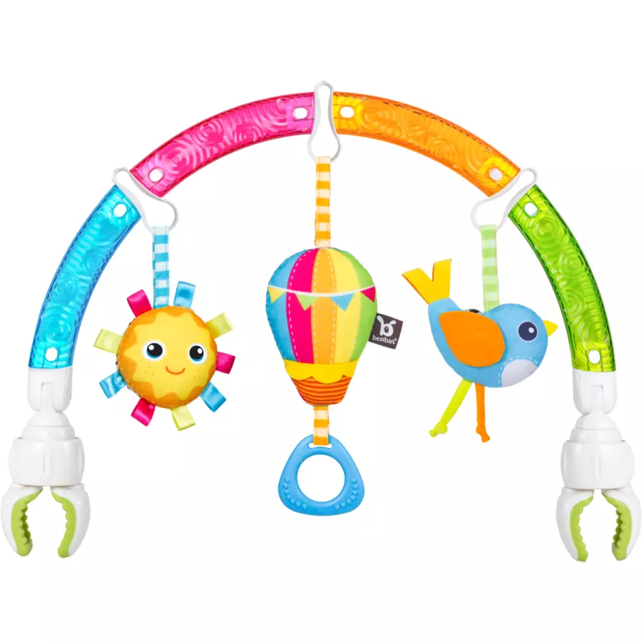 BENBAT Spielebogen Glitzereffekt Regenbogen