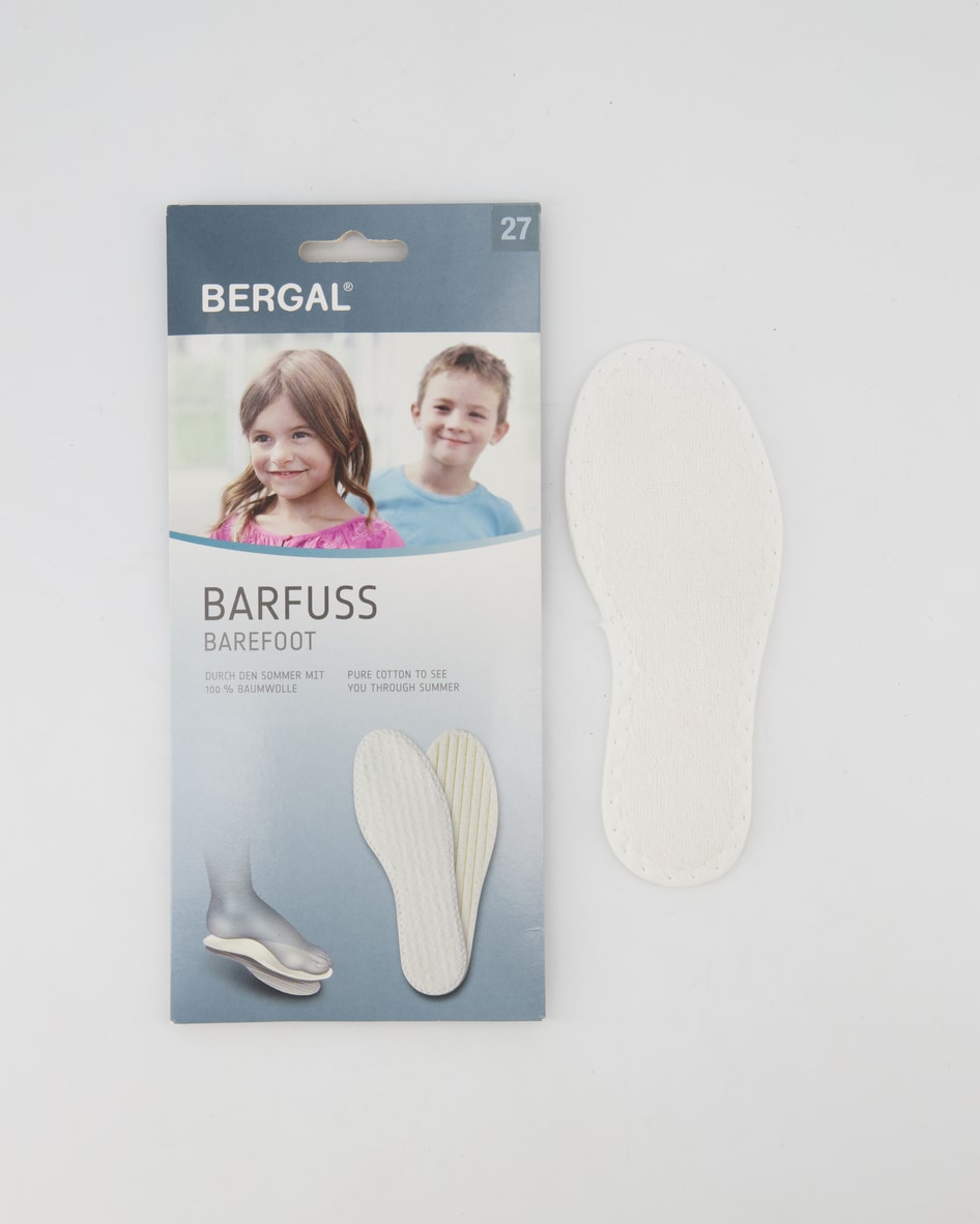Bergal BARFUSS SOHLE,EING K Einlegesohlen in Weiß