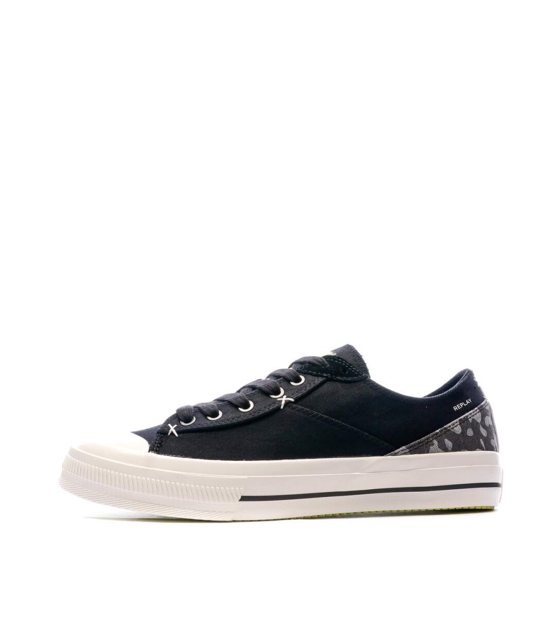 Baskets Noir Homme Replay Snap