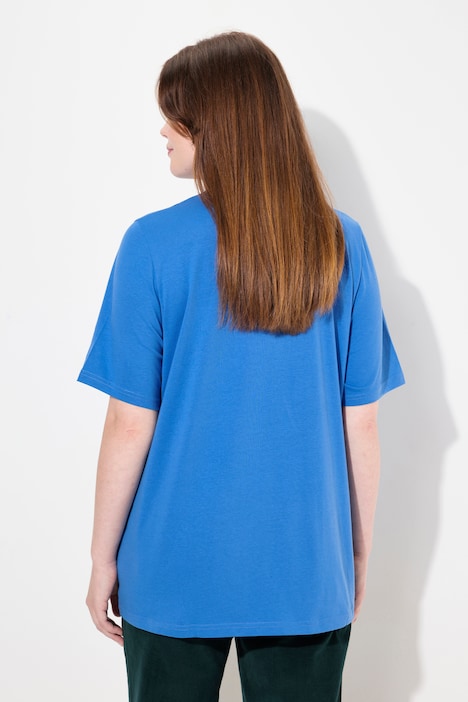 T-Shirts, 2er-Pack, V-Ausschnitt, Halbarm, Biobaumwolle