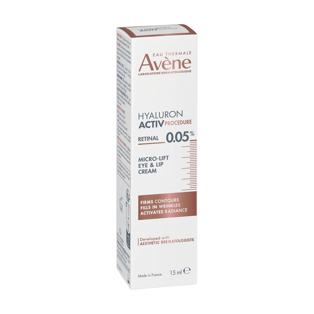 AVENE  Hyaluron Activ Procedure Creme de Olhos e Lábios Micro-Lift - 0,05% Retinal - 15ml