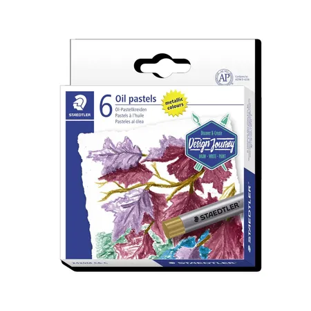 STAEDTLER® 2420M Ölpastellkreide Metallic 6er Etui