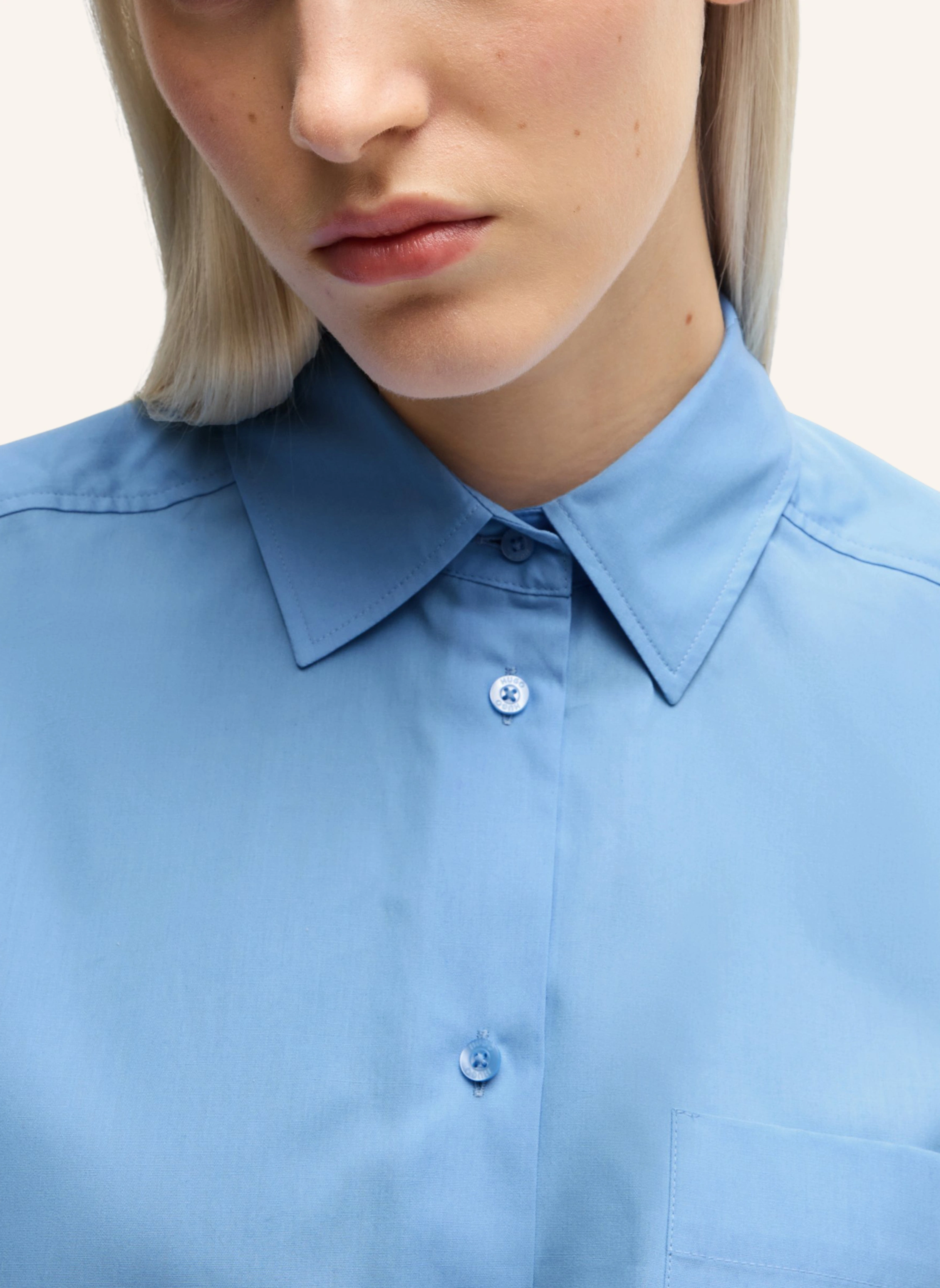 HUGO Business Bluse THE OVERSIZE SHIRT Oversize Fit