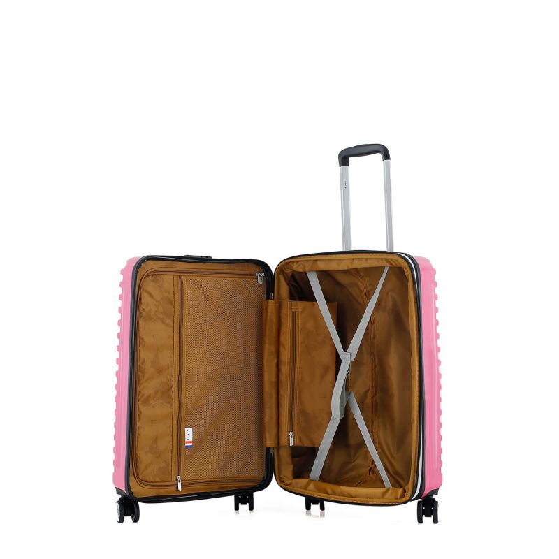 Lot de 3 valises rigides 328 55, 66 et 76 cm Fuschia