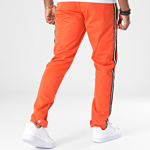 Pantalon Jogging A Bandes LL677 Orange