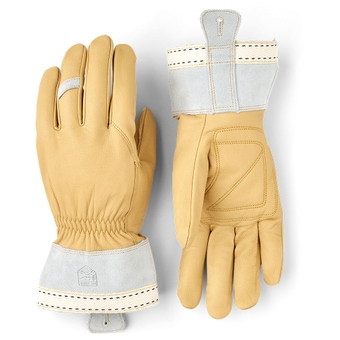 Hestra Skullman 5-Finger Klettersteig-Handschuhe  Natural Brown