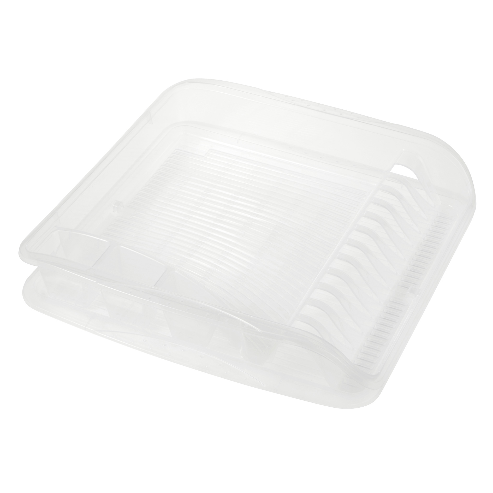 Geschirrtrockenkorb - transparent - 39,5 cm