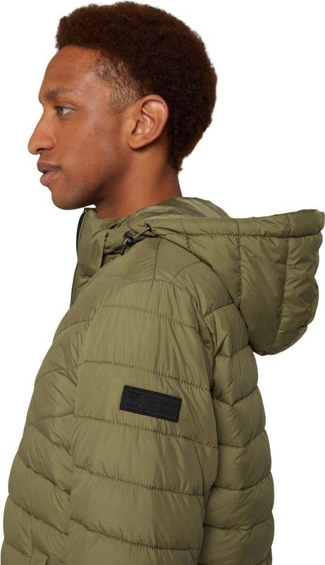 Gewatteerde Jas - Zwart - Regular Fit - Met Capuchon