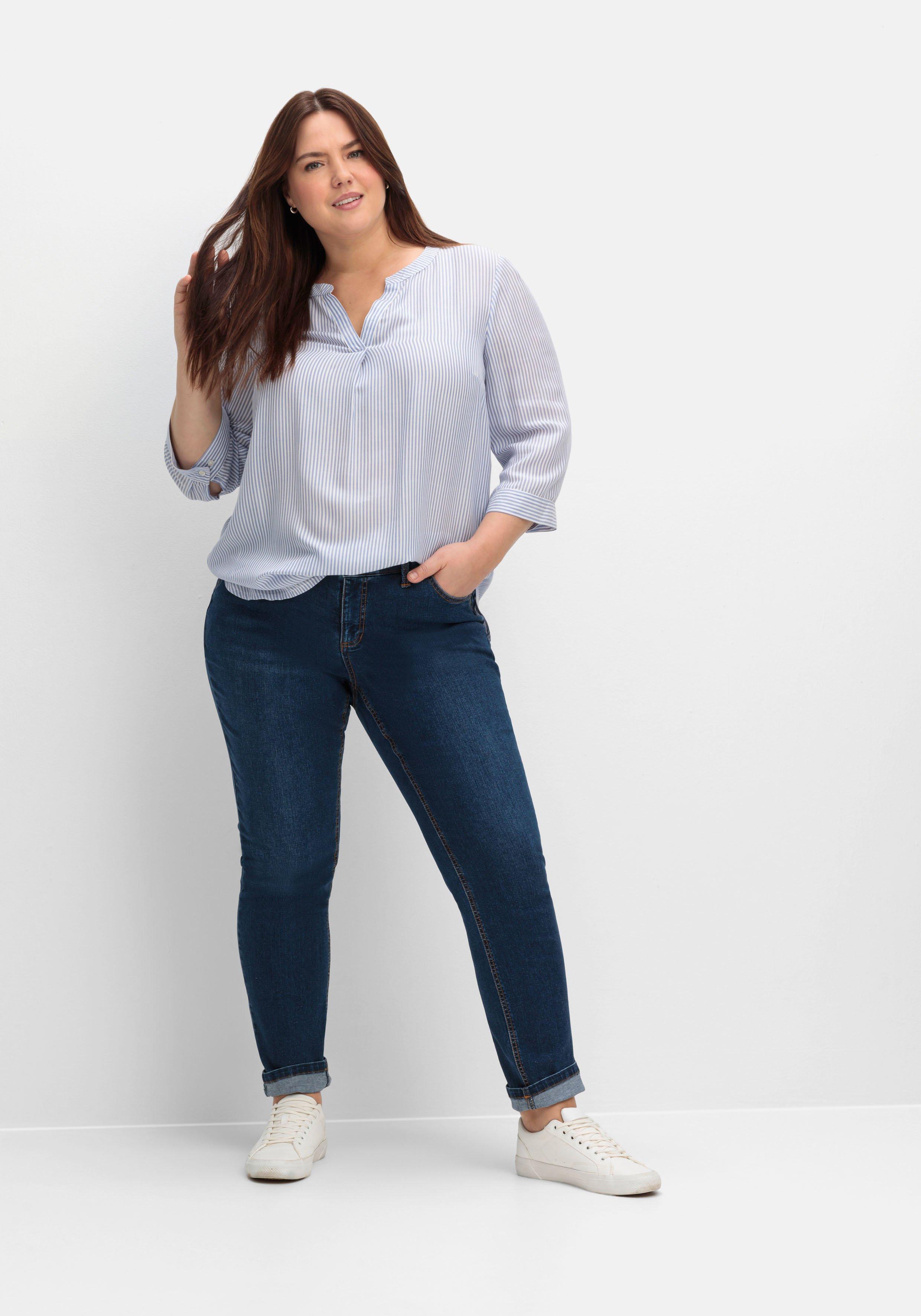 Schmale Jeans in Curvy-Schnitt VERENA