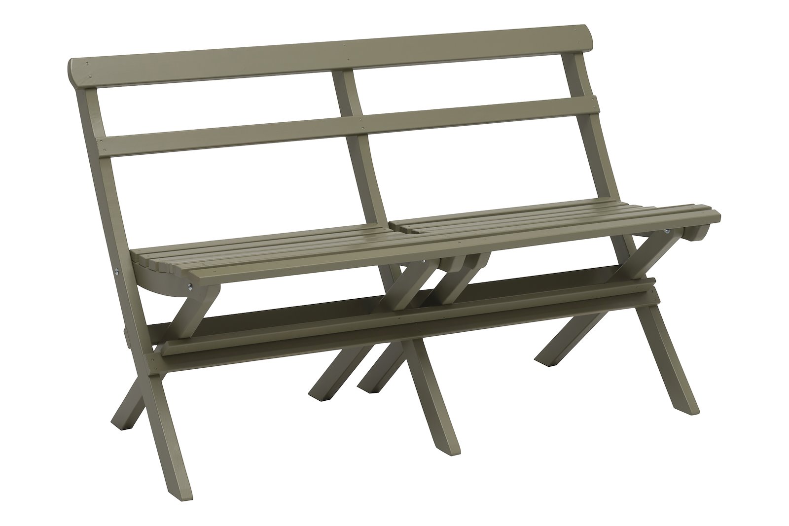 Torpet 2 seter sofa Grønnmalt heltre furu