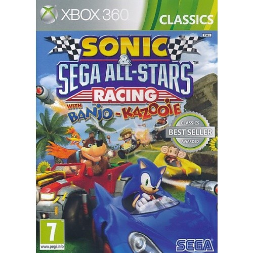 Sonic & SEGA All-Stars Racing w. Banjo & Kazooie (Classics)- Xbox360