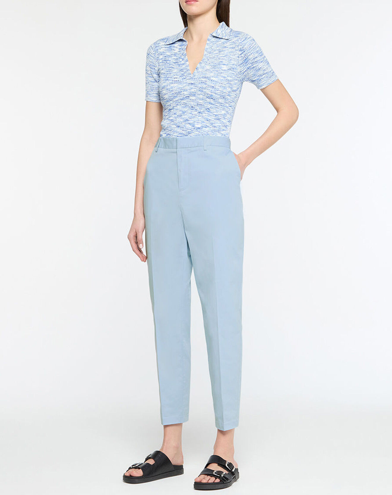 Scotch & Soda Pantalon Chino bleu clair
