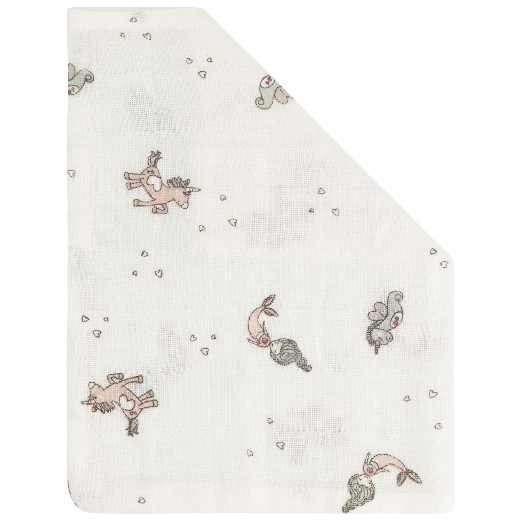 Prénatal hydrofiel washand Fairytale 3 stuks  roze