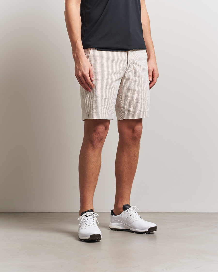 RLX Ralph Lauren Seersucker Shorts Classic Khaki/Ceramic White