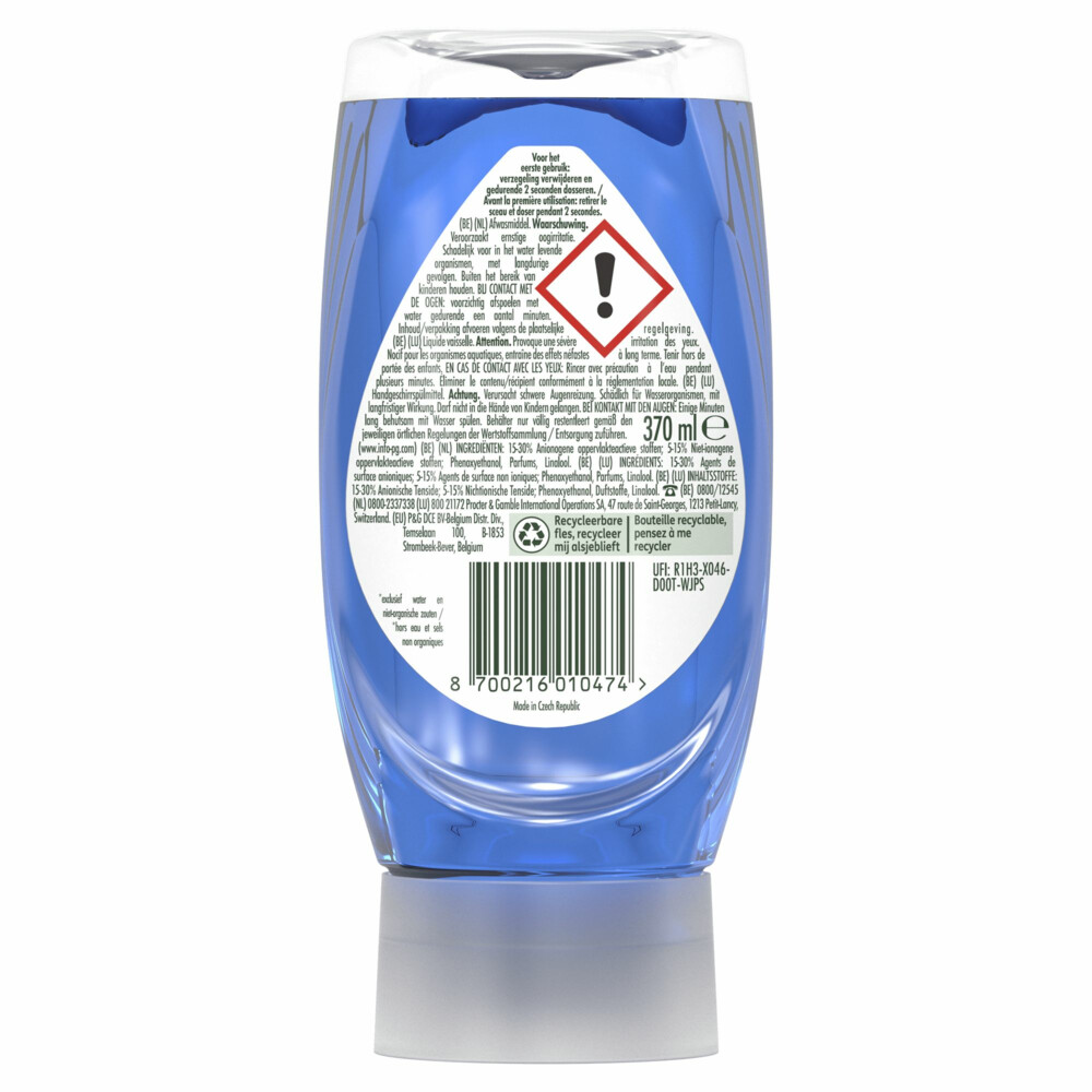 Dreft Max Power Afwasmiddel Extra Hygiëne370 ml
