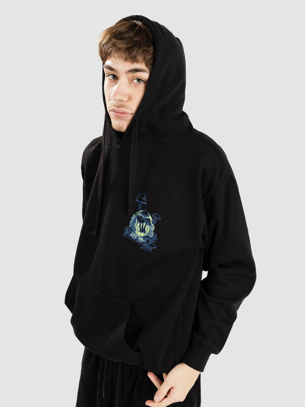 A.LAB Planet Of Fungi Hoodie black