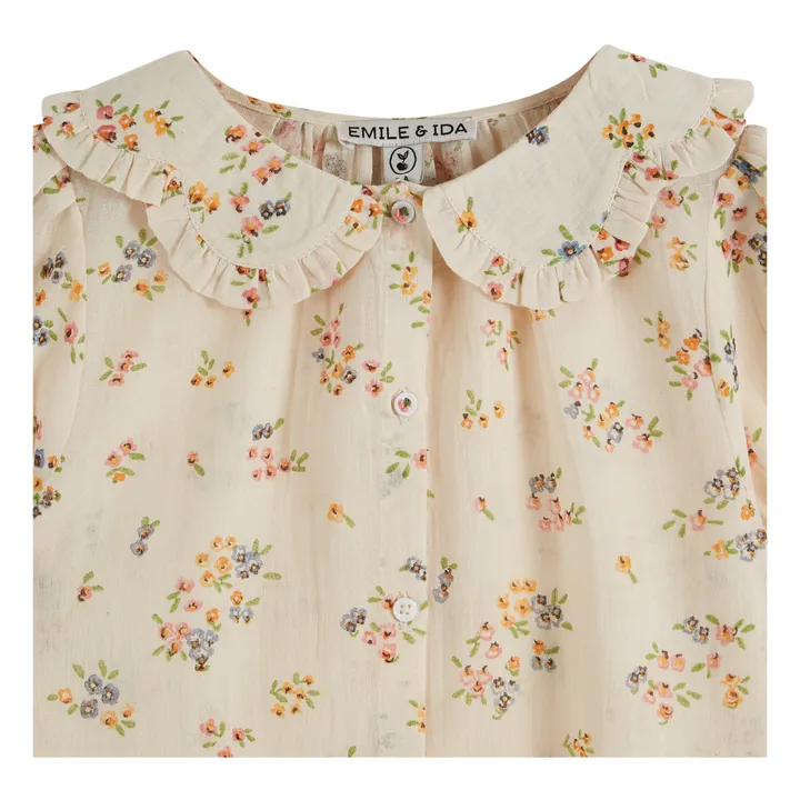 Emile et Ida Blouse Achillea Fleurie | Beige