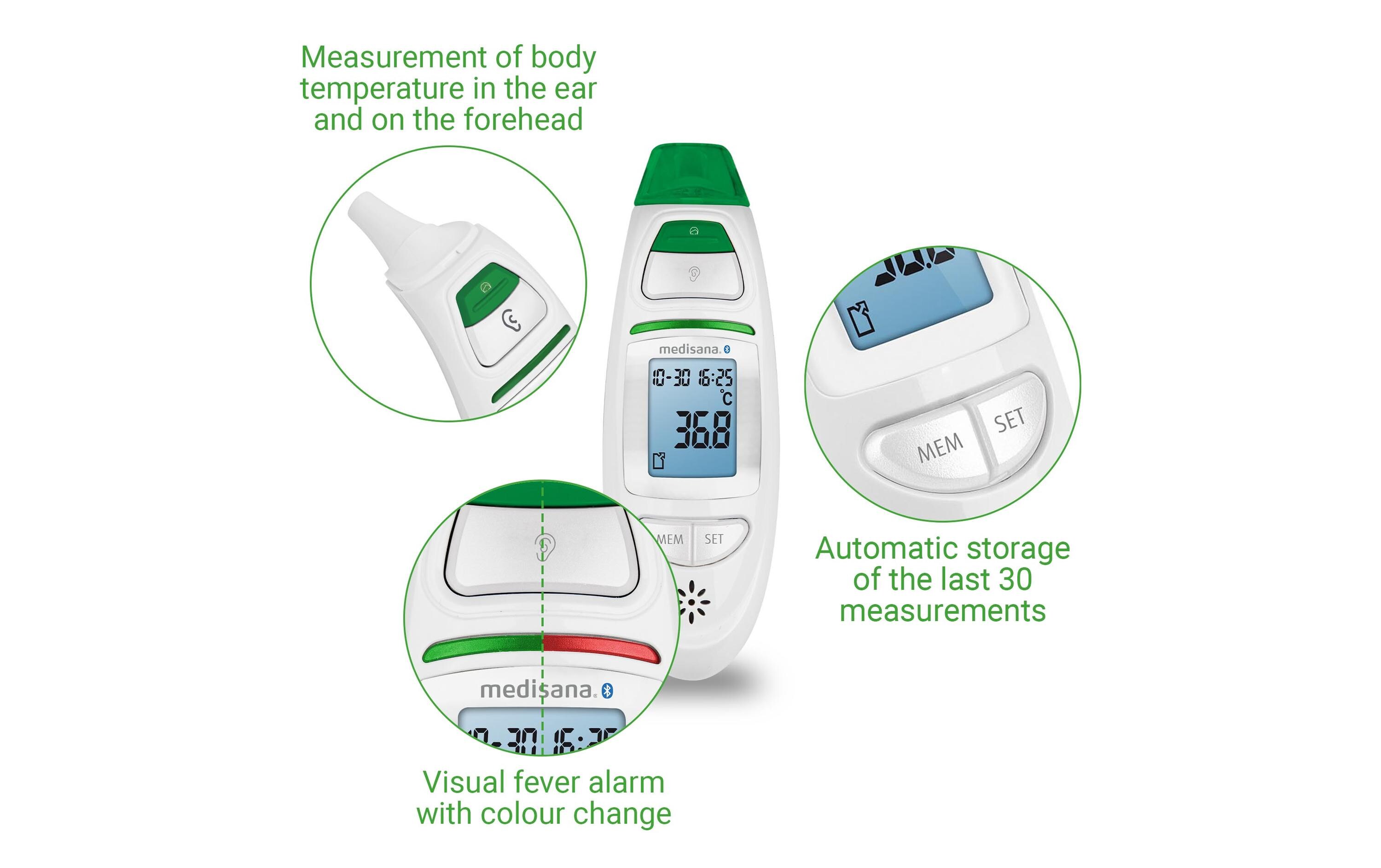 Infrarot-Fieberthermometer TM750 ConnectInfrarot-Fiebermesser
