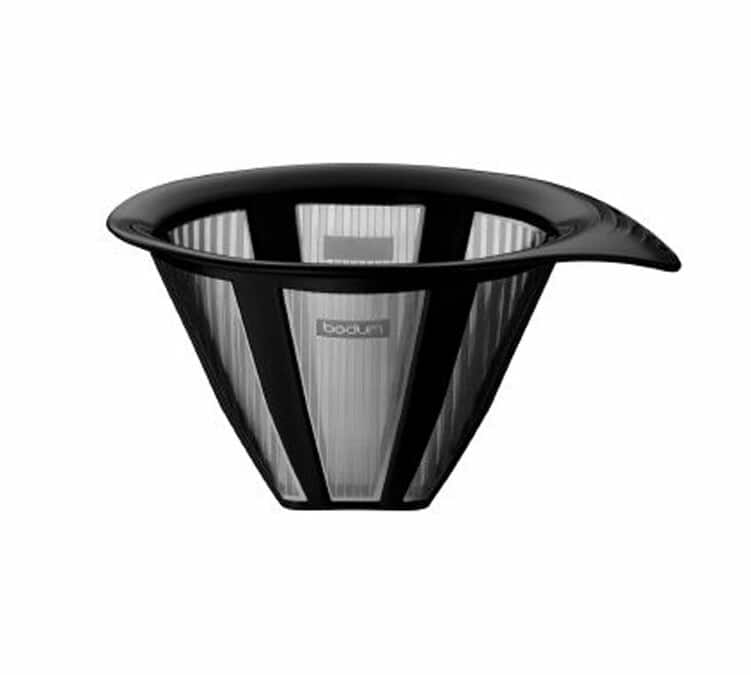 Cafetière manuelle Bodum avec filtre Pour Over liège et cuir - 12 tasses/150cl