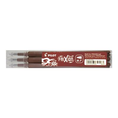 Pilot frixion - 3 Recharges - Marron