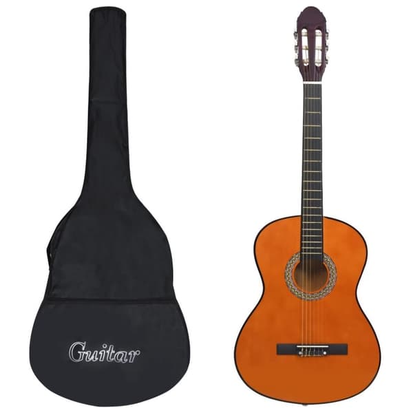 vidaXL Klassisk gitar nybegynnersett 12 deler 4/4 39