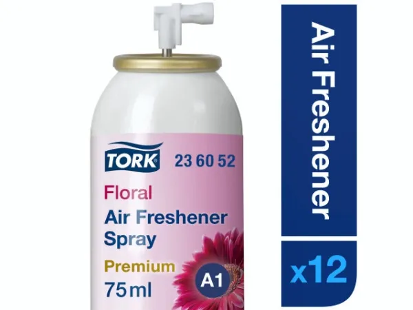 Duftfrisker Tork A1 Airfresh Premium Spray Blomst 75 ml - (12 stk.)