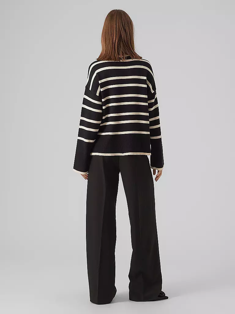 VERO MODA Rollkragenpullover VMSABA schwarz