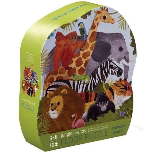 Crocodile creek vloerpuzzel jungle vrienden - 36st