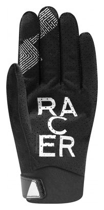 Gants Longs Racer 1927 Air Race 3 Noir/Blanc