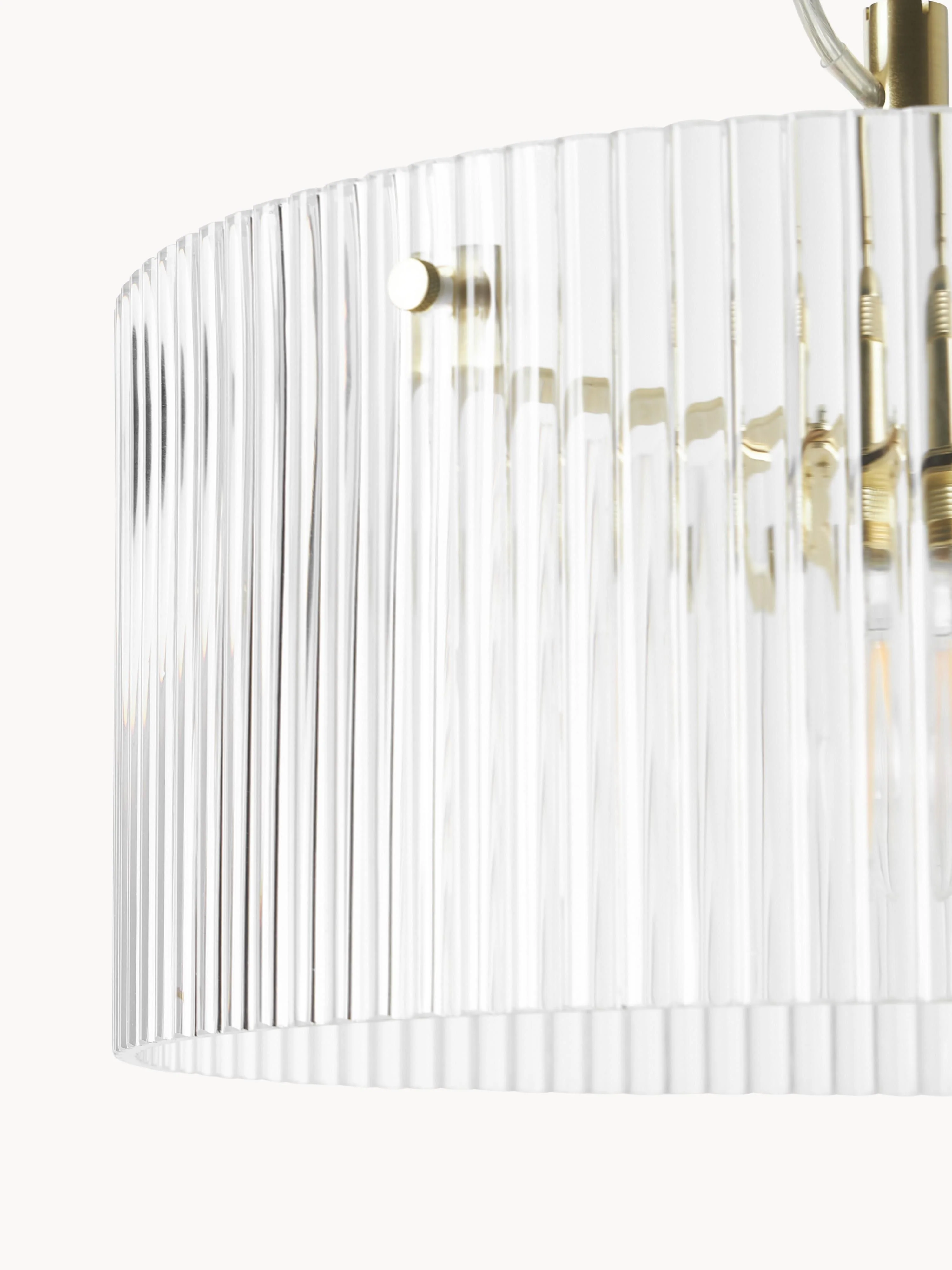 Hanglamp Emmi van geribbeld glas